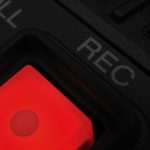 broadcastnews macro shot of the record button 041